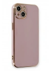 Mey İthalat®  iPhone 13 Kılıf Volet Silikon - Mor