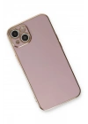Mey İthalat®  iPhone 13 Kılıf Volet Silikon - Mor