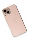 Mey İthalat®  iPhone 13 Kılıf Volet Silikon - Pembe