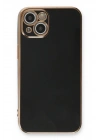 Mey İthalat®  iPhone 13 Kılıf Volet Silikon - Siyah