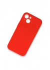 Mey İthalat®  iPhone 13 Mini Kılıf Lansman Legant Silikon - Kırmızı