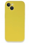 Mey İthalat®  iPhone 13 Mini Kılıf Lansman Legant Silikon - Sarı