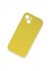 Mey İthalat®  iPhone 13 Mini Kılıf Lansman Legant Silikon - Sarı