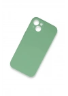 Mey İthalat®  iPhone 13 Mini Kılıf Lansman Legant Silikon - Yeşil