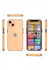 Mey İthalat®  iPhone 13 Mini Kılıf Miami Şeffaf Silikon - Şeffaf