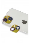Mey İthalat®  iPhone 13 Pers Alüminyum Kamera Lens - Rainbow