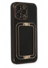 Mey İthalat®  iPhone 13 Pro Kılıf Coco Elit Kapak - Siyah