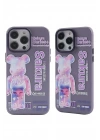 Mey İthalat®  iPhone 13 Pro Kılıf  Desenli Kapak -  Mor - 1