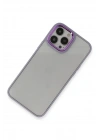 Mey İthalat®  iPhone 13 Pro Kılıf Dora Kapak - Lila