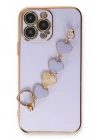 Mey İthalat®  iPhone 13 Pro Kılıf Esila Silikon - Lila