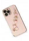 Mey İthalat®  iPhone 13 Pro Kılıf Esila Silikon - Pudra