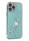 Mey İthalat®  iPhone 13 Pro Kılıf Esila Silikon - Su Yeşili