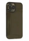 Mey İthalat®  iPhone 13 Pro Kılıf Fly Lens Silikon - Siyah