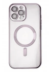 Mey İthalat®  iPhone 13 Pro Kılıf Kross Magneticsafe Kapak - Mor