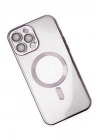 Mey İthalat®  iPhone 13 Pro Kılıf Kross Magneticsafe Kapak - Mor