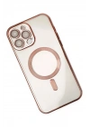 Mey İthalat®  iPhone 13 Pro Kılıf Kross Magneticsafe Kapak - Rose