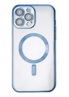 Mey İthalat®  iPhone 13 Pro Kılıf Kross Magneticsafe Kapak - Sierra Blue