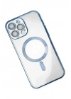 Mey İthalat®  iPhone 13 Pro Kılıf Kross Magneticsafe Kapak - Sierra Blue