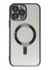 Mey İthalat®  iPhone 13 Pro Kılıf Kross Magneticsafe Kapak - Siyah