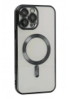 Mey İthalat®  iPhone 13 Pro Kılıf Kross Magneticsafe Kapak - Siyah