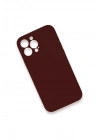 Mey İthalat®  iPhone 13 Pro Kılıf Lansman Legant Silikon - Bordo