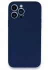 Mey İthalat®  iPhone 13 Pro Kılıf Lansman Legant Silikon - Lacivert