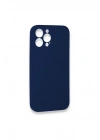 Mey İthalat®  iPhone 13 Pro Kılıf Lansman Legant Silikon - Lacivert