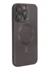 Mey İthalat®  iPhone 13 Pro Kılıf Moshi Lens Magneticsafe Silikon - Füme