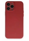 Mey İthalat®  iPhone 13 Pro Kılıf Nano içi Kadife Silikon - Kiremit