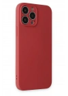 Mey İthalat®  iPhone 13 Pro Kılıf Nano içi Kadife Silikon - Kiremit