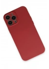 Mey İthalat®  iPhone 13 Pro Kılıf Nano içi Kadife Silikon - Kiremit