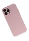 Mey İthalat®  iPhone 13 Pro Kılıf Nano içi Kadife Silikon - Pembe