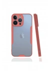 Mey İthalat®  iPhone 13 Pro Kılıf Platin Silikon - Pembe