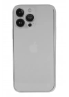 Mey İthalat®  iPhone 13 Pro Kılıf PP Ultra İnce Kapak - Beyaz