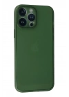 Mey İthalat®  iPhone 13 Pro Kılıf PP Ultra İnce Kapak - Yeşil