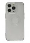 Mey İthalat®  iPhone 13 Pro Kılıf Santa Lens Silikon - Şeffaf