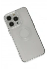 Mey İthalat®  iPhone 13 Pro Kılıf Santa Lens Silikon - Şeffaf