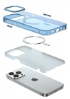 Mey İthalat®  iPhone 13 Pro Kılıf Troy Magsafe Kapak - Mor