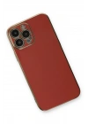 Mey İthalat®  iPhone 13 Pro Kılıf Volet Silikon - Kırmızı