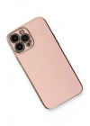 Mey İthalat®  iPhone 13 Pro Kılıf Volet Silikon - Pembe
