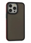 Mey İthalat®  iPhone 13 Pro Max Harvel Kapak - Kırmızı