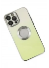 Mey İthalat®  iPhone 13 Pro Max Kılıf Best Silikon - Yeşil