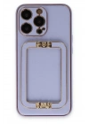 Mey İthalat®  iPhone 13 Pro Max Kılıf Coco Elit Kapak - Lila