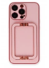 Mey İthalat®  iPhone 13 Pro Max Kılıf Coco Elit Kapak - Pembe