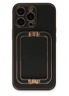 Mey İthalat®  iPhone 13 Pro Max Kılıf Coco Elit Kapak - Siyah