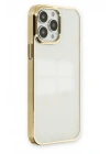 Mey İthalat®  iPhone 13 Pro Max Kılıf Element Silikon - Gold