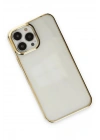 Mey İthalat®  iPhone 13 Pro Max Kılıf Element Silikon - Gold
