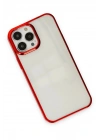 Mey İthalat®  iPhone 13 Pro Max Kılıf Element Silikon - Kırmızı