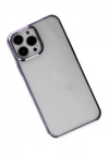 Mey İthalat®  iPhone 13 Pro Max Kılıf Element Silikon - Mor