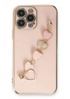 Mey İthalat®  iPhone 13 Pro Max Kılıf Esila Silikon - Pudra